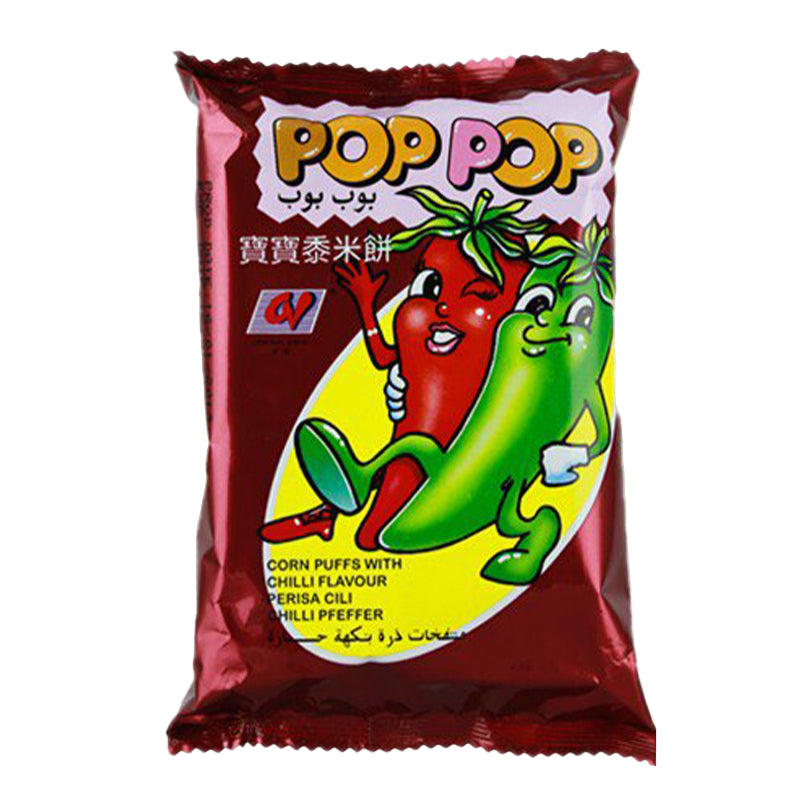 Pop Pop - Snack de maïs saveur piment (16 g)