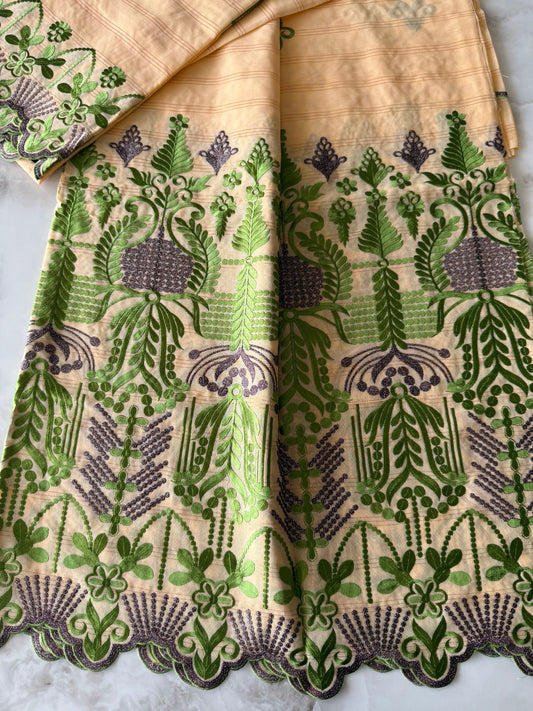 Salouva 2 pièces sans Pena - Beige clair - Vert olive - BTTSAL2505