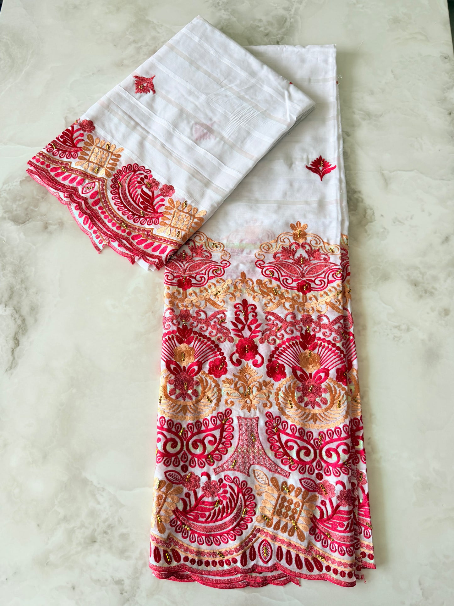 Salouva 2 pièces avec Pena - Blanc Rouge - BTTSAL2501