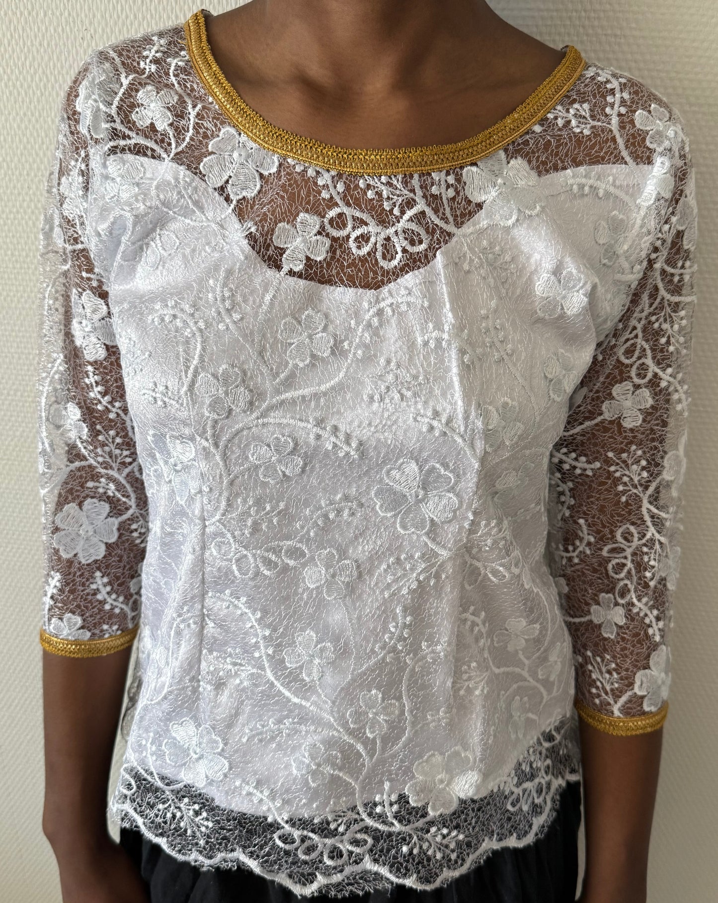 Body dentelle Blanc - STBOD2503