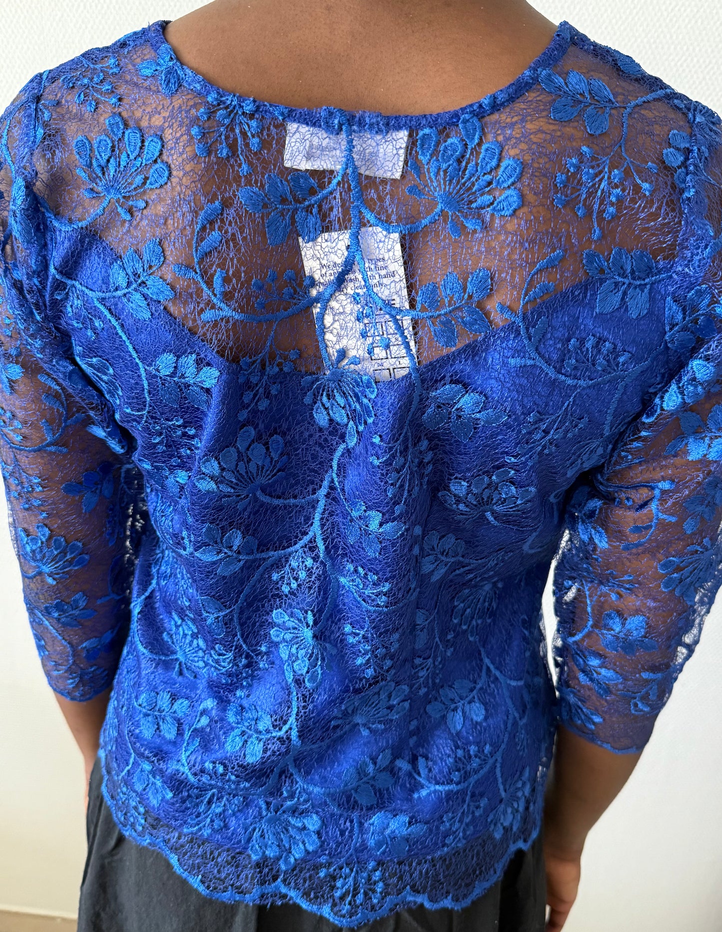 Body dentelle Bleu Roi - STBOD2503