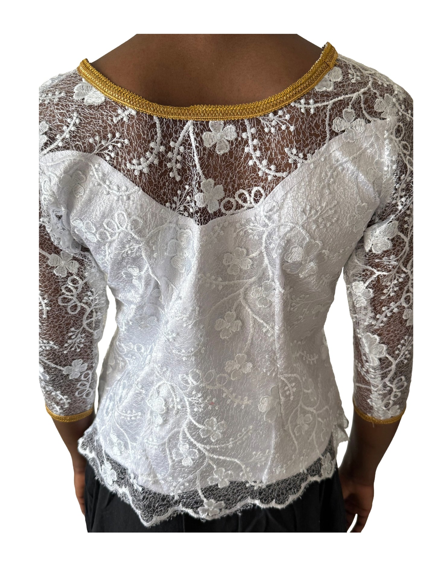 Body dentelle Blanc - STBOD2503