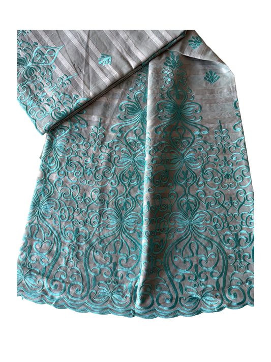 Salouva 2 pièces sans Pena - Gris - Bleu Turquoise - BTTSAL2505