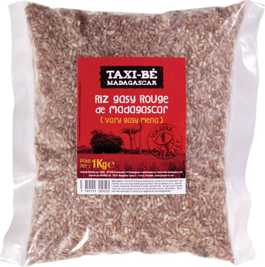 Riz gasy rouge Madagascar TAXI-BE 1 kg