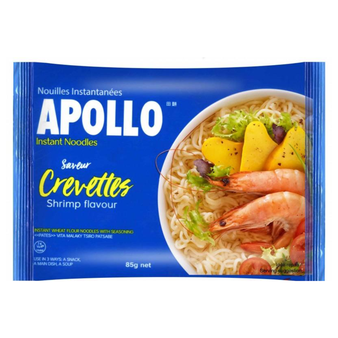 Nouilles saveur crevettes APOLLO 85g