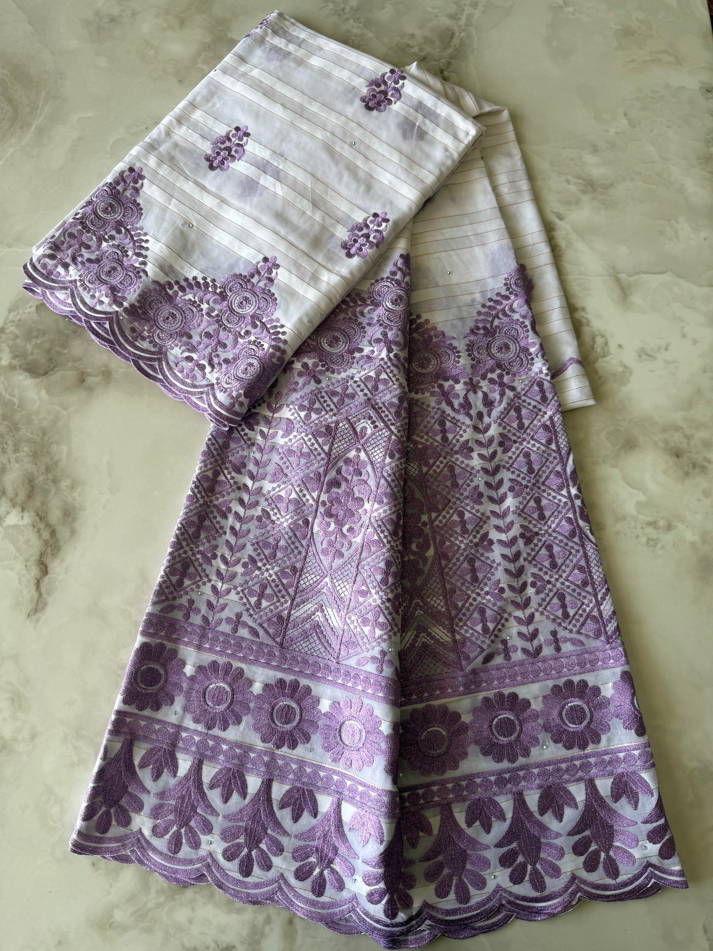 Salouva 2 pièces sans Pena - Blanc - Violet - BTTSAL2505