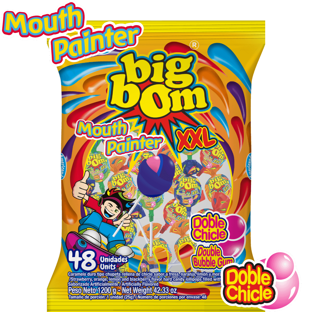 Bonbon Sucette Big Bom XXL Super Sour 25g