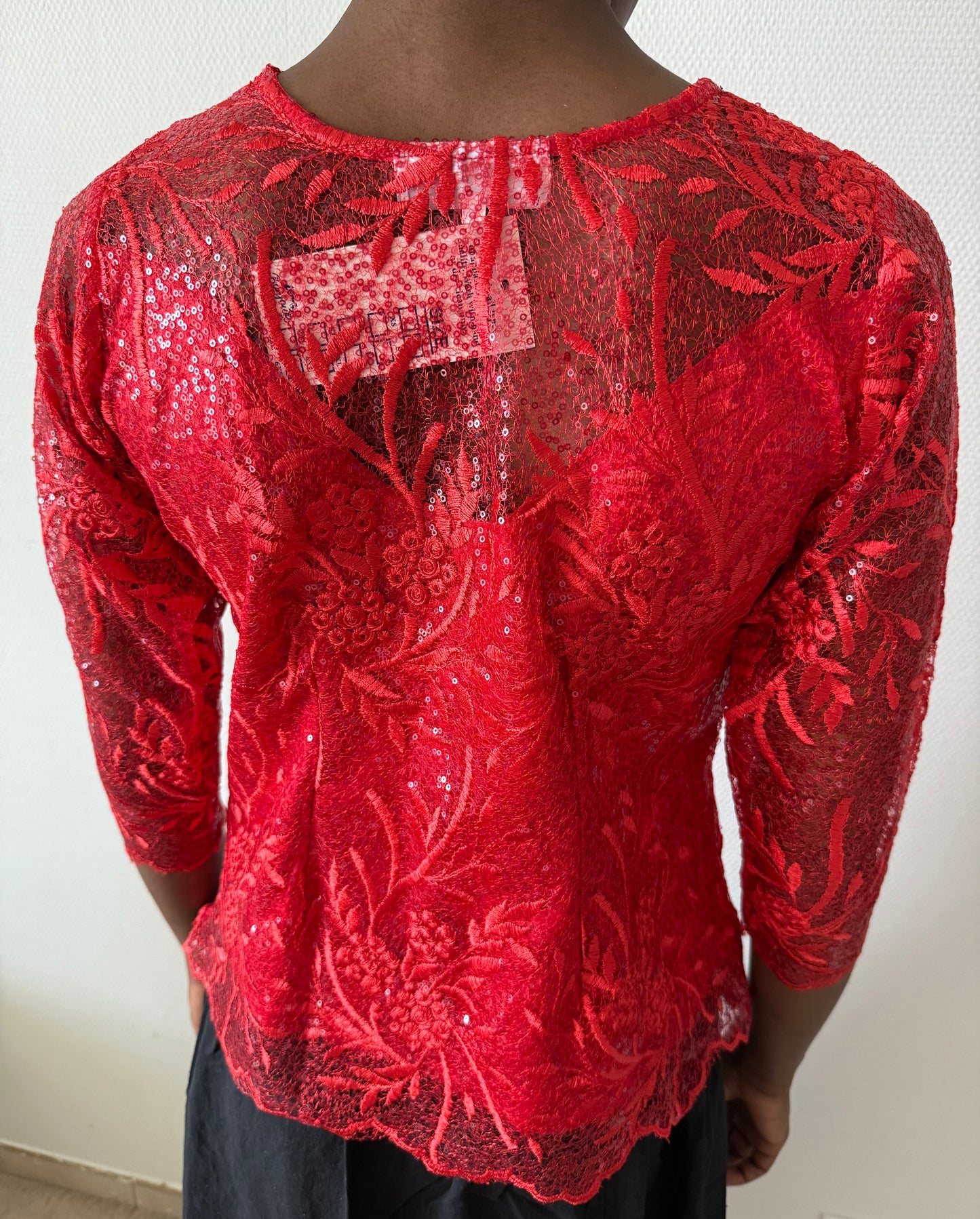 Body dentelle Rouge - STBOD2503