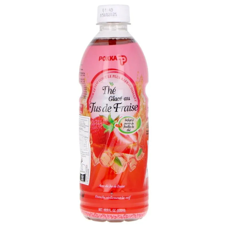 Thé glacé Pokka Fraise - 500 ml