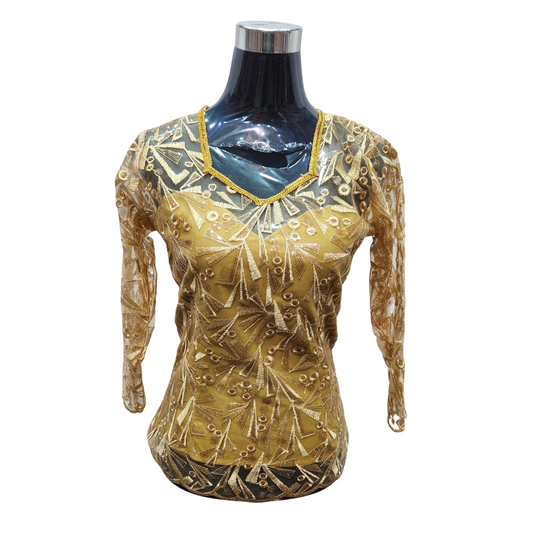 Body dentelle dorée - STBOD2501