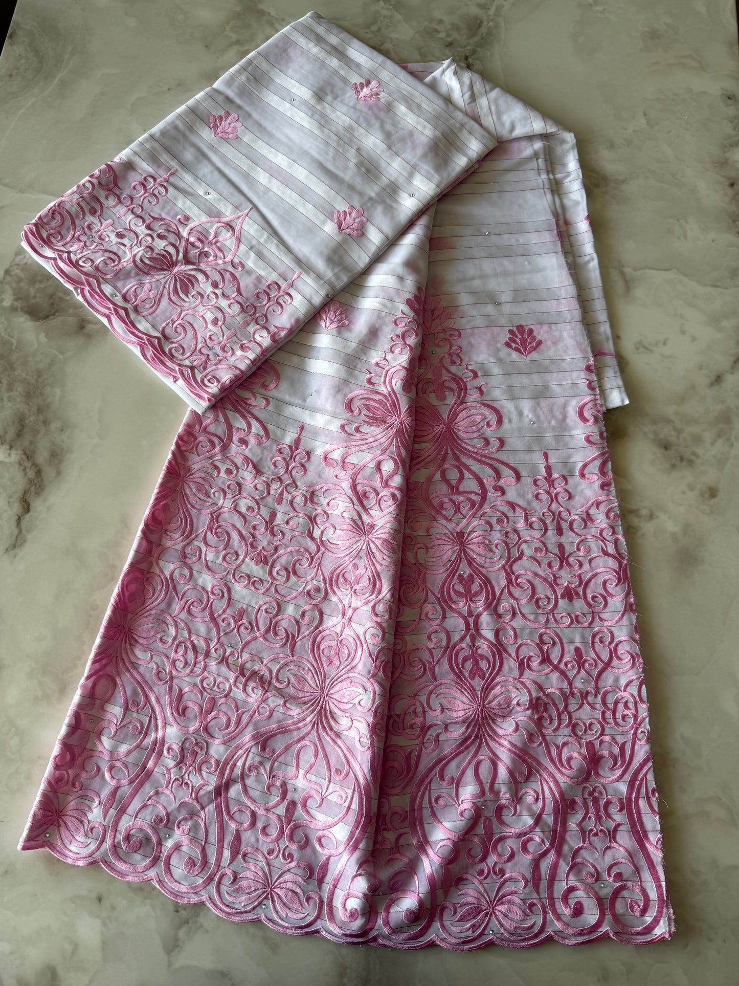 Salouva 2 pièces sans Pena - Blanc - Rose - BTTSAL2505