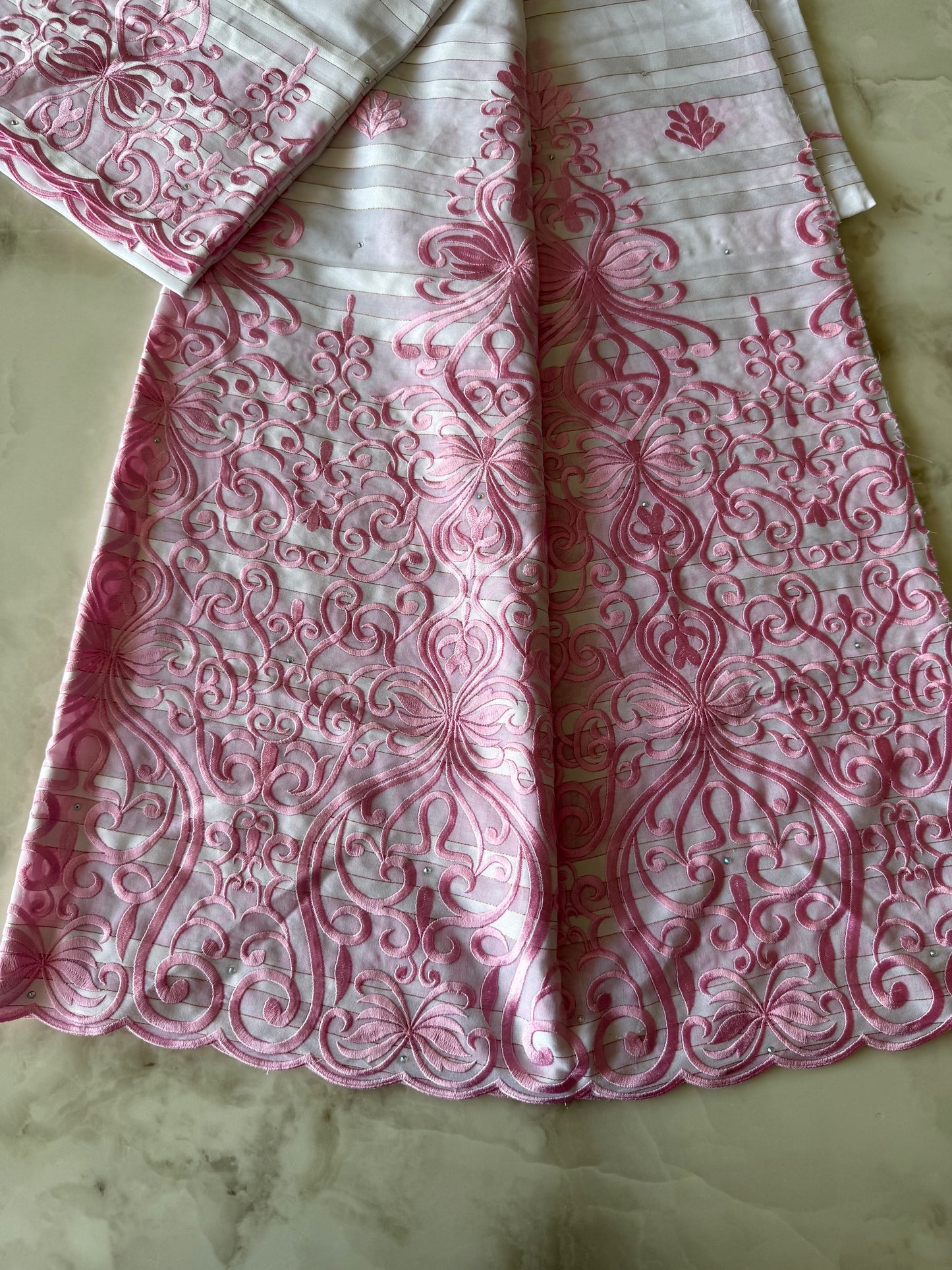 Salouva 2 pièces sans Pena - Blanc - Rose - BTTSAL2505