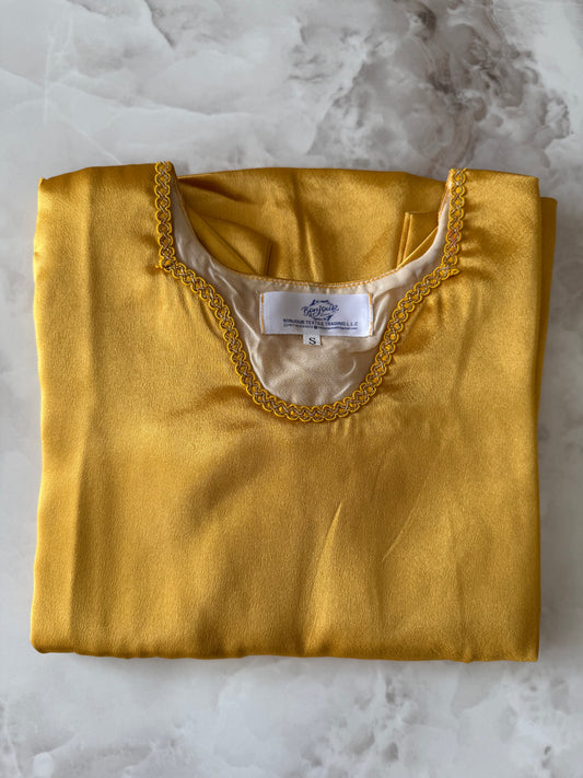 Body Satin Jaune doré - BTTBOD2505