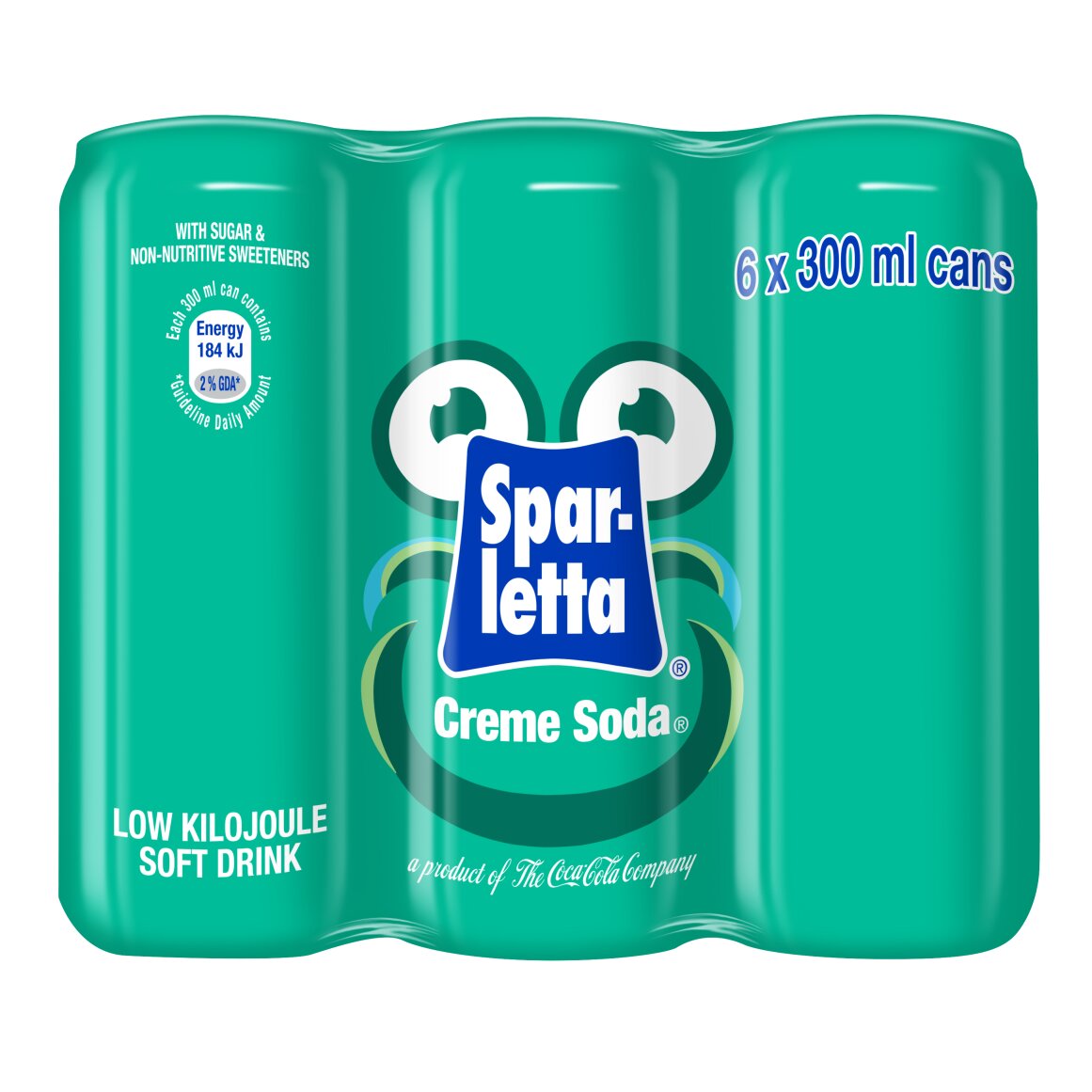 Pack de 6 Sparletta  Creme Soda - 300 ml