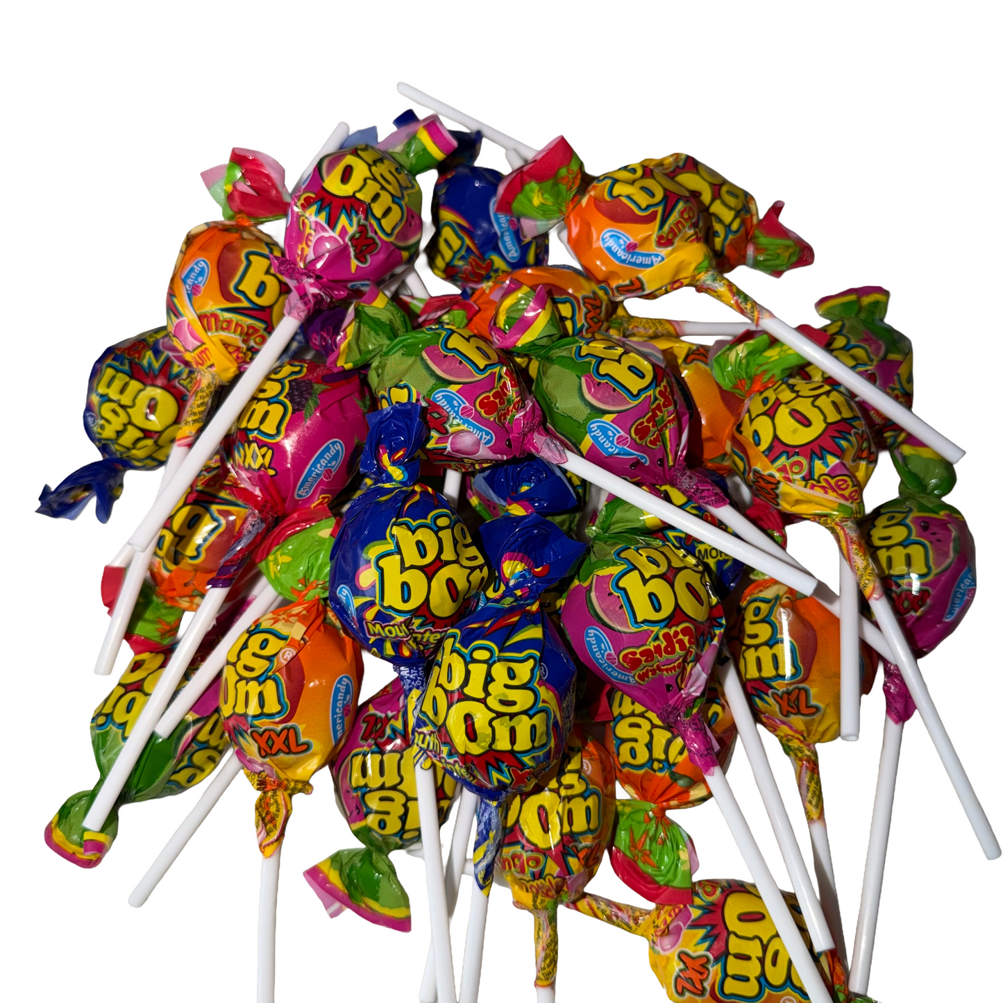 10 Bonbons Sucette Big Bom XXL Mix 25g