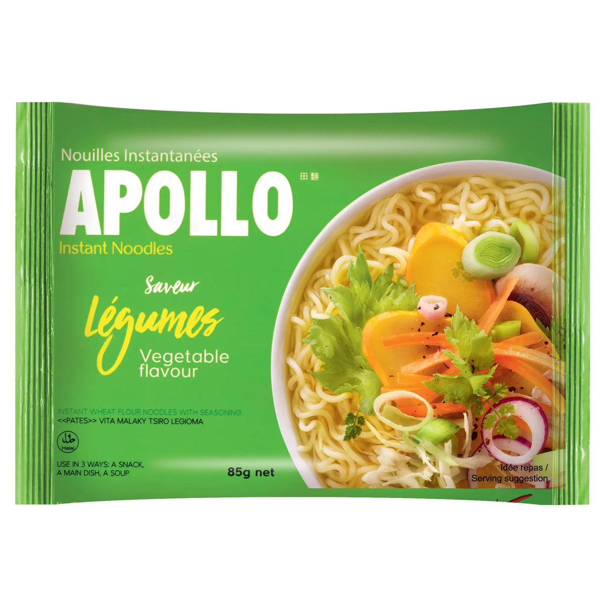 Nouilles saveur Légumes APOLLO 85g