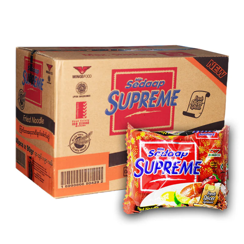 Pack de 40 nouilles instantanées Supreme 90g – SEDAAP