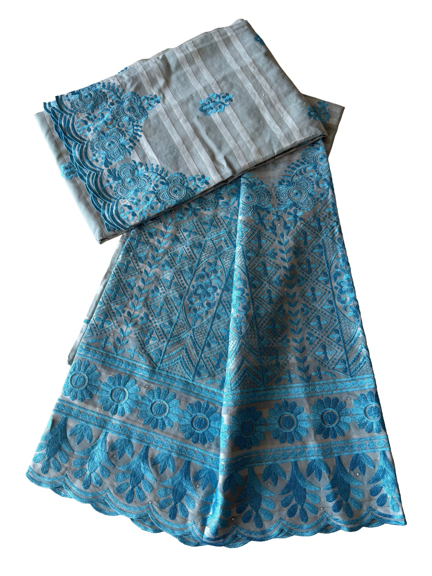 Salouva 2 pièces sans Pena - Gris - Bleu ciel - BTTSAL2505