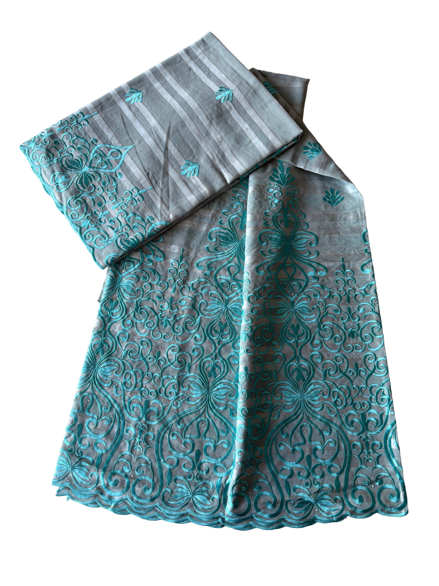 Salouva 2 pièces sans Pena - Gris - Bleu Turquoise - BTTSAL2505