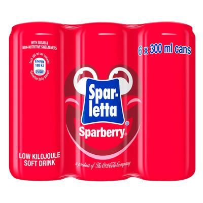 Pack de 6 Sparletta  Sparberry - 300 ml