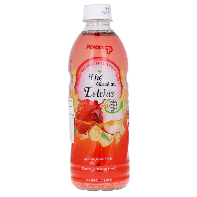 Pack de 5 Thé glacé Pokka Letchis - 500 ml